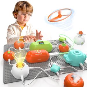 Science Kits for Kids - STEM Kits for Kids, Electronics Exploration Kit, Over 420 Projects, 35 Circuit Parts, STEM Educational Toy Gifts for Kid Boys Girls Ages 3 4 5 6 7 8 9 10 11 12