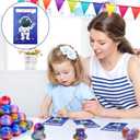 28 Pack Valentines Day Gifts for Kids, Valentines Galaxy Slime with Valentines Cards Kids Stress Relief Fidget Set Valentines Day Gifts for School Classroom Exchange Party Favors Supplies