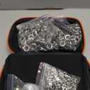 Grommet Tool Kit 1/2 1/4 3/8 Multi-Size Hole Punch, 608 Pcs Heavy Duty Grommets Tool Kit, Eyelets and Grommets for Tarps, Fabric Rings, Leather, Tents, Vinyl, Canvas and so on