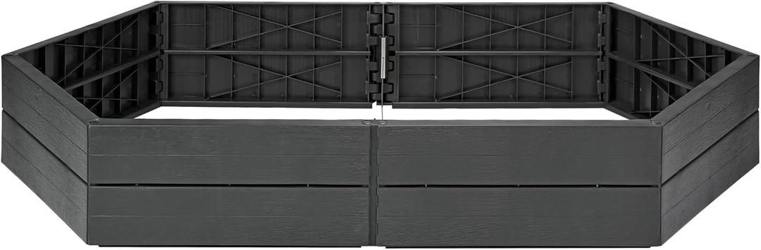 BLACK+DECKER Raised Garden Bed, Planter for Outdoor Plants, Easy Assembly, 3 ft. (BDSTGA9368)