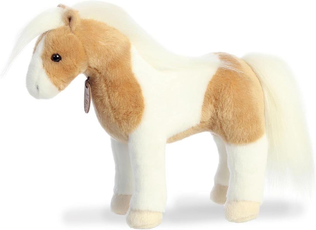 Aurora Exquisite Breyer Chincoteague Pony Stuffed Animal - Realistic Detailing - Imaginative Play - Brown 11 Inches