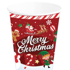 Tsyware Disposable Paper Coffee Cups with Lids, Perfect For Tea & Hot Drinks - 100 Pack