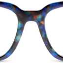 Peepers by PeeperSpecs Women's to The Max Square Blue Light Blocking Reading Glasses