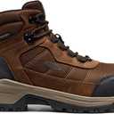 KEEN Utility Mens Skokie Waterproof Work Boots (Carbon Toe), Dark Earth/Black 10.5 Wide