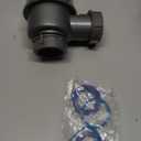 Sink Trap 1 1/2'' P-Trap Replacement Upgrade Visible Removable Easy to Clean Drain Valve Suitable for Kitchen, Bathroom, Garbage Disposal Sink Drainage Pipe Accessories(Female Thread)