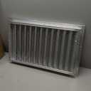 HVAC Premium 16"W x 26"H Aluminum Exterior Gable Louver Vent for Walls & Crawlspace - Weather-Resistant Air Grille with Screen Mesh - [Outer Dimensions 17.75"W x 27.75"H]