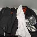 AmazingSea Boys Formal Suits Set, from Toddlers to Teen, Adjustable Waist, with Suspenders, 14H