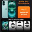 TAURI for iPhone 16 Case, Compatible with MagSafe [Anti-Yellowing] with Screen Protectors, Military-Grade Protection, Shockproof Slim Magnetic Phone Case for iPhone 16 6.1", Green