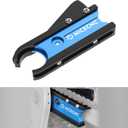 NICECNC Chain Slider Guide Guard Protector Aluminum Compatible with Yamaha YFZ450R 2009 2010 2011 2012 2013-2023, YFZ450R SE 2009-2019 2020 2021 2022 2023, YFZ450X 2010 2011 Blue