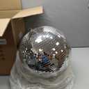 16-Inch Large Disco Ball Big Hanging Mirror Ball Disco Ball Decor for Disco Party Decorations, Weddings, Events, Disco Christmas Decor, and Home Celebration