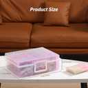4""x6"" Photo Storage Box with Handle photo and craft keeper storage box 16 Inner photo case Large Gradient, Pink Series