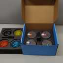 Buzzers for Trivia Games, Rechargeable Answer Buzzers for Classroom with Light, Show Who Buzzed First, 4 Modes, 50m(164Ft)-Buzzer System for Game Show, School, Jeopardy, Family Feud Night (8 Color)