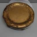 Mifoci Antique Gold Charger Plates Set of 12 Plastic Gold Chargers for Dinner Plates Decorative 13" Round Plate Bulk with Embossed Rim for Dinner, Party, Wedding