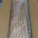 AMADA HOMEFURNISHING Bathroom Shelves with Towel Bar, Floating Shelves, Wall Shelves for Bathroom/Living Room/Kitchen/Bedroom, Rustic Brown, Set of 2 - AMFS01BN