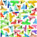 Junkin 25 Pcs Water Guns for Kids Adults Bulk Assorted Colors Mini Water Gun Party Favors for Summer Outdoor Squirt Fighting Beach Game Pool Toys Girls Boys