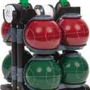 Eastpoint Sports Resin Bocce Ball Set- Features Deluxe Carry Case and All Accessories; Outdoor Fun for Kids, Teens and Adults