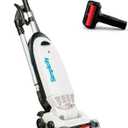 Simplicity Vacuums Allergy Upright Bagged Vacuum Cleaner and Pet Hair Remover Upholstery Tool Bundle, Lightweight Vacuum Cleaner for Floor and Carpet, Certified HEPA Filter and Bag Included