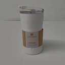 CB Japan SANTECO Snow Tumbler, White, 10.1 fl oz (310 ml), Locking Type, Flap with Lid