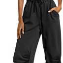 Cicy Bell Womens Summer Sleeveless Jumpsuits Casual Jogger Pants Long Rompers Workout One Piece Outfits with Pockets (M)