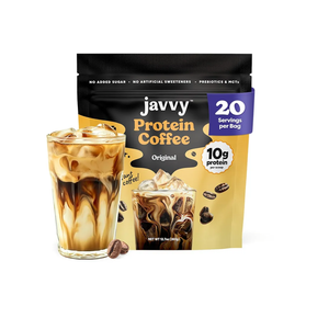 Original Protein Iced Coffee - Premium Whey Protein & Instant Iced Coffees - 100% Natural Cold Brew Coffee - Zero Artificial Flavors & Sweeteners, 80 mg Caffeine Per Serving, 0g of Sugar, 20 Servings