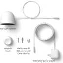 Google Nest Cam Outdoor (Wired, 2nd Gen) - Security Camera with 2K Video and Gemini, Night Vision, 2-Way Audio - Works with Google Home - 2025 Model - Snow (1-pack)