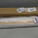 LazBlinds Cordless Bamboo Roman Shades, Privacy Blinds for Interior Windows, Room Darkening Roll Up Bamboo Blinds for Home & Patio, 22.5" W x 48" H, Alpine Ivory