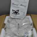 Flower Ceiling Fans with Lights and Remote, 24 Inch Modern Low Profile Flush Mount Ceiling Fan, Dimmable LED Ceiling Light Fixture, Small Ceiling Fans for Bedroom, Kitchen, Indoor-White