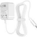 5V2A Charger Power Cord Suitable for Aura Carver AF100 AF900 SR-A30502000U2, White Wire Length 5 Feet (1Pack)