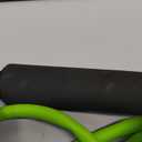 RitFit Single Resistance Exercise Band with Comfortable Handles - Ideal for Physical Therapy, Strength Training, Muscle Toning - Foam Padding Door Anchor and Starter Guide Included (8-12lbs)