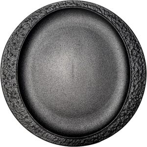 10.5 Matte Black Dinner Plate  Minimalist Porcelain Plate for Restaurants & Home  Scratch-Resistant, Microwave & Dishwasher Safe