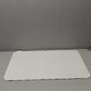 Bath Mat,Ultra Thin Bathroom Rugs,Rubber Bath Mats for Bathroom,No Slip Bath Rugs,Quick Dry,Machine Washable,Low Pile,Absorbent,Shower Outside,Sink,Home Decor Accessories.White,1'5"x2'3"(17x27inch)