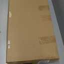 Blulu 2 Pack Slatwall Shelf, 23. 6x11. 8 Inch Wooden Wall Shelves with Metal Rectangular Tubing U Shaped Hanger Slatwall Shelving Organizer Accessories for Home Retail Display (Black)