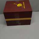 Spinning Wine Decanter with Stopper, 50 oz Red Wine Decanter Crystal and Gift Box, for Wedding Gift, Birthday, Valentine’s Day, Christmas Day