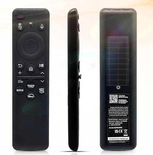BN59-01455A Solar Voice Remote,with Bluetooth Rechargeable Solar Cell,Compatible with Samsung Smart TV QLED TV Series S95C,LS03D,QN50,QN55,QN60,QN65,QN70,QN80,QN85,QN90 ETC