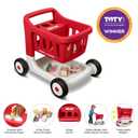 Radio Flyer Scan & Sort Shopping Cart, for Kids 1+, Red, for Indoor Play