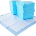Amazon Basics Absorbent Dog and Puppy Pee Pads with 5-Layer Leak-Proof Design and Quick-Dry Surface for Potty Training, Regular, 22 x 22 Inch, Scented - Pack of 150, Blue