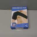 Fittest Pro Shoulder Ice Pack Wrap, HSA or FSA Eligible, Reusable Cold Therapy Wrap for Tendonitis, Swelling, Rotator Cuff, and Recovery - Shoulder Brace Compression Sleeve