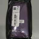 Wallet Case Compatible with iPhone 17 Pro Max 6.9" RFID Blocking 10-Card Holder Soft PU Leather Magnetic Snap Shoulder Strap Zipper Pocket Phone Case Fit for iPhone 17 Pro Max - Purple