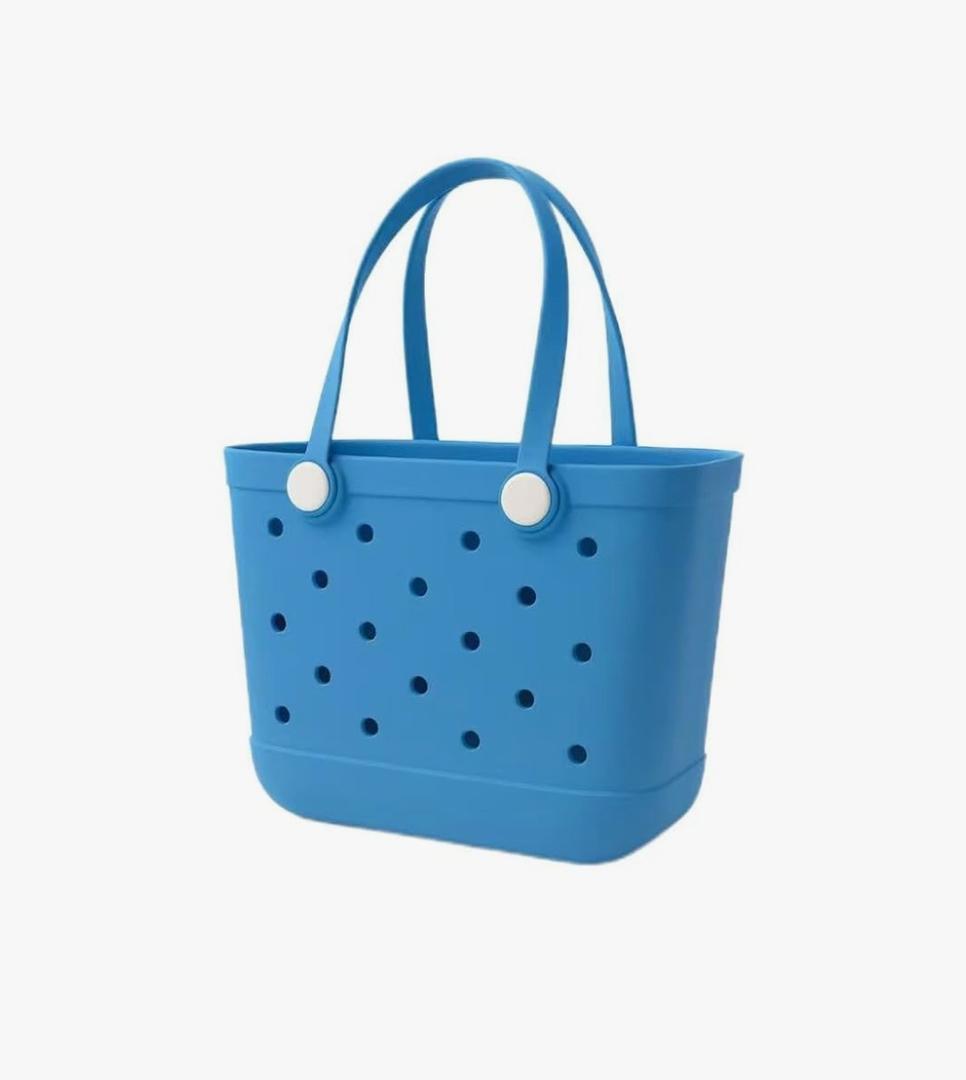 Waterproof Beach Tote Bag-Large Sand Proof Tote with Handles for Women & Men | Lightweight Pool, Travel, Shopping Bag
