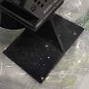 4-Blades Heat Powered Wood Stove Fan + Magnetic Thermometer, 122F Start Non Electric Eco Fireplace Fan for Gas/Pellet/Log/Wood Burning Stoves, Silent Operation, 2-Years, N429, Black