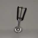 Ice Cream Scoop, 18/8 Stainless Steel Cookie Scoop, Cookie Scoops for Baking, 2 Tbsp/ 30 ml/ 1 oz Cookie Dough Scoop, Ice Cream Scooper with Trigger Release, Cookie Scooper for Baking (Black)