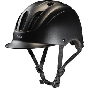 Troxel Sport 2.0 Injection Molded Horse Riding Helmet, Lightweight Adjustable Design, Safety Horseback Riding Gear (Small, Black)