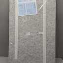 Large Bulletin Board - 60 X 36 inches Decorative Felt Pin Board - 5' x 3' Cork Board Alternative for Wall - Foldable Photo Board Self-Adhesive Vision Board Prayer Board with 30 Pushpins - Silver Gray