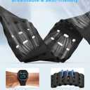 MoKo Ocean Band Compatible with Apple Watch Ultra 3/2/1 49mm, Upgraded Silicone Sports Bands 46mm 45mm 44mm for Men Women, Series 11/10/9/8/7/6/5 SE3/2/1 Breathable Strap with Metal Connector
