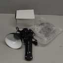 Portable Food Heat Lamp - [Foldable Design] [3S Quickly Heating] Food Warmer Light, Commercial Heat Lamp for Food, Catering Warming Lamp for Parties, Buffet, Pizza, Chicken, Chocolate (Black)