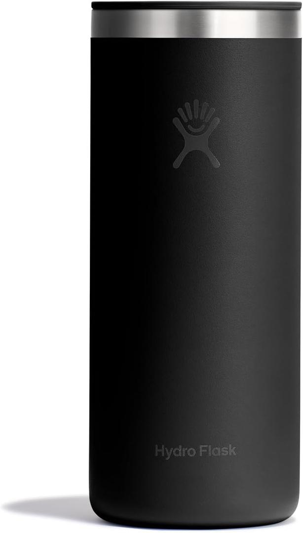 Hydro Flask Travel Coffee Cup  Insulated Stainless Steel, Non-Spill, Leak Resistant to-Go Tumbler 20 Oz Black