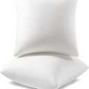 AM AEROMAX 20x20 Pillow Insert (Pack of 2) Memory Foam Throw Pillow Insert Sham Square for Decorative Cushion Bed Couch Sofa Without Deform After Longtime Use