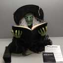 Haunted Hill Farm 68" Standing Witch Halloween Animatronic