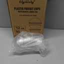 Lilymicky 50 Sets 12 oz Clear Plastic Parfait Cups with Insert & Dome lids, Disposable Yogurt Fruit Cups for Kids, for Dips and Veggies, Dessert and Party Snacks