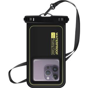 Waterproof Phone Pouch 7.2'', IPX8 Floating Underwater Cellphone Dry Bag Case Holder for iPhone 15 14 13 12 11 Pro Max XS Plus X Samsung, Phone Protector for Vacation Beach Swimming Surfing Skiing